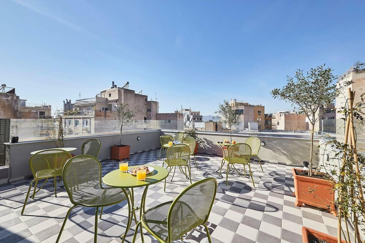 Spacious Suite W. Huge Balcony + Acropolis View Athens Exterior photo