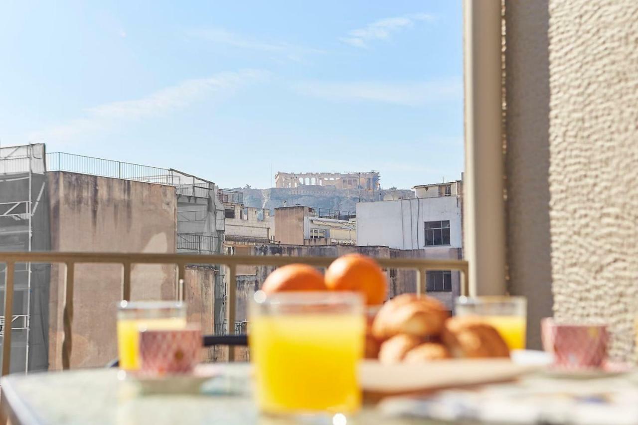Spacious Suite W. Huge Balcony + Acropolis View Athens Exterior photo